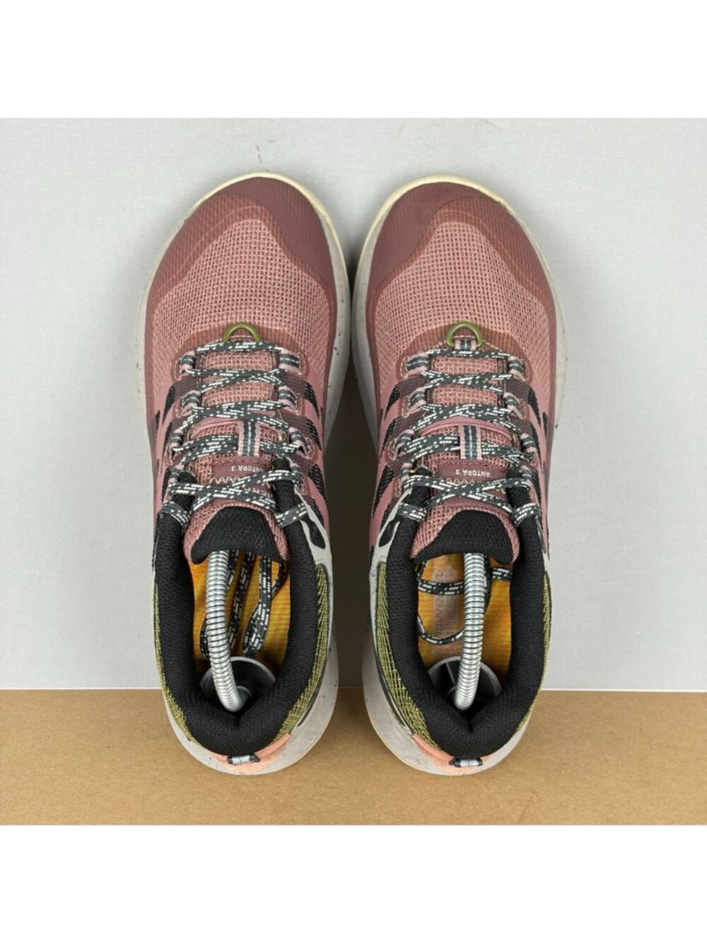 Merrell Antora 3 Trail Hiking Shoes Womens 6.5 Burlwood Avocado Low Top Lace Up - Picture 10 of 11